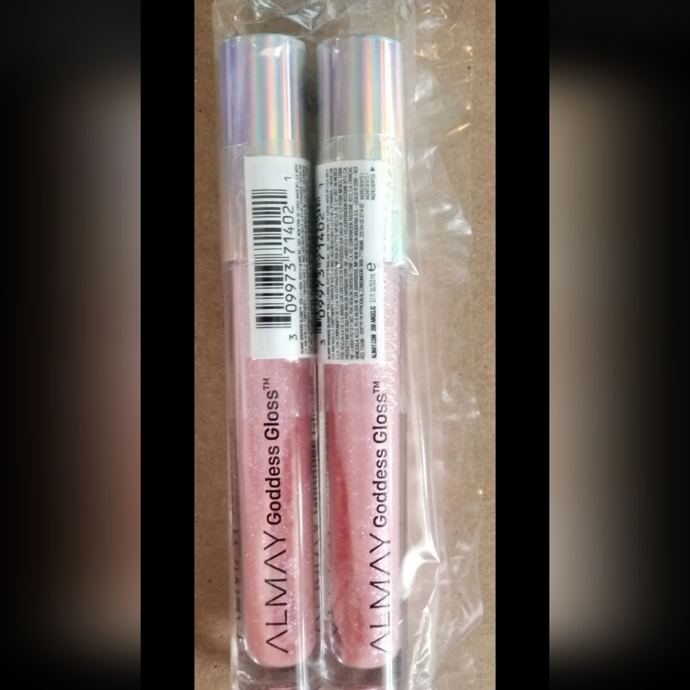 2 pack Almay Goddess Lipgloss shade Angelic 200